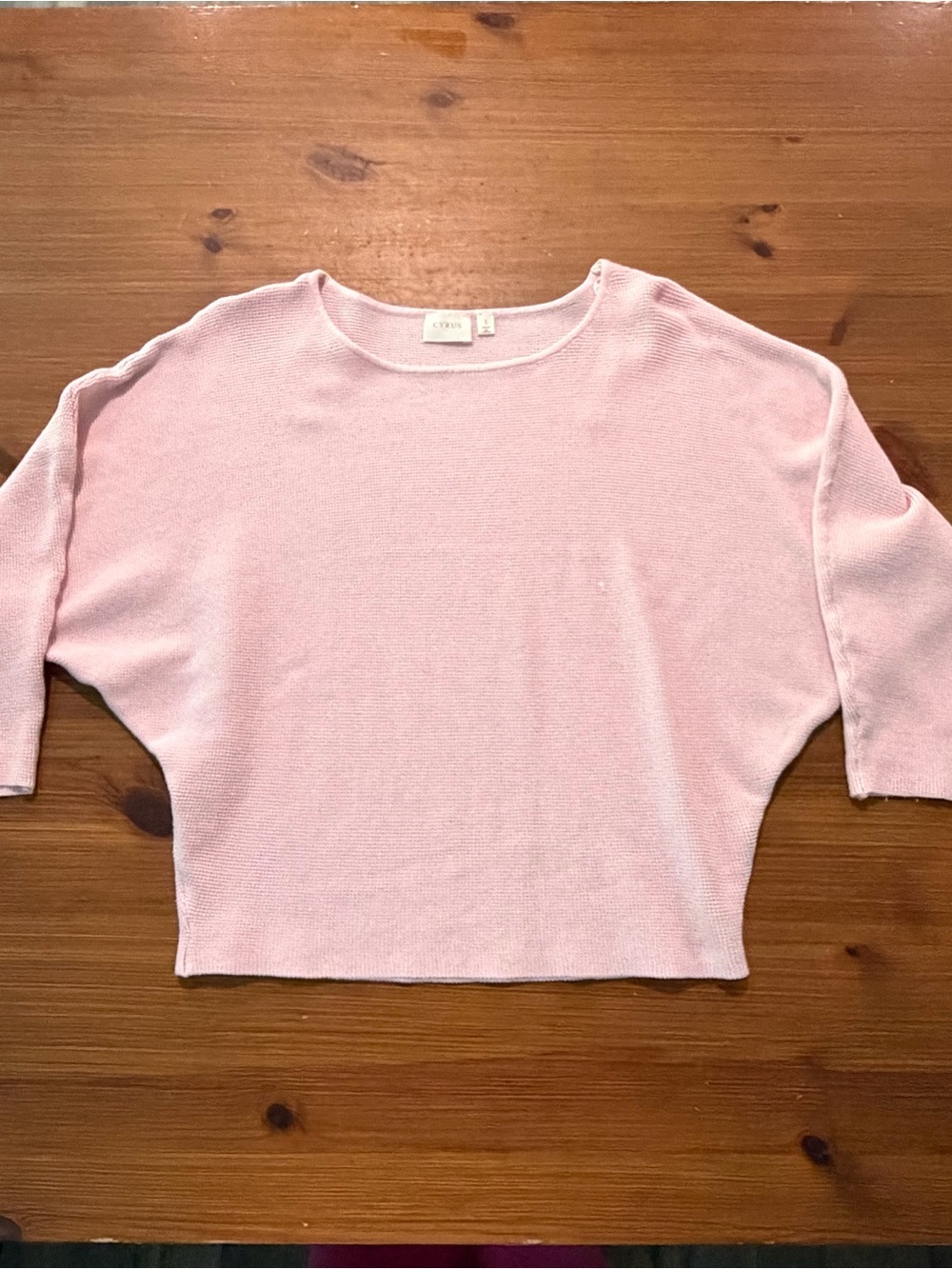 Cyrus Pale Pink Sweater - Small